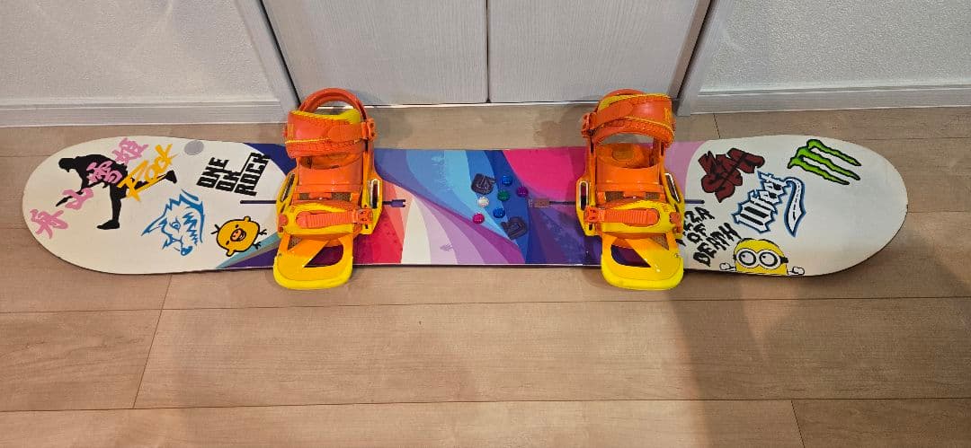 ★再値下げ！Burton買い揃え！ スノーボード板&ビンディング カバー2つ付き