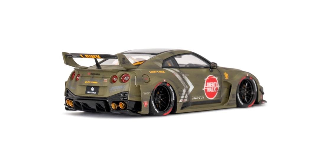 LIBERTY WALK NISSAN GT-R ミニカー 1/43