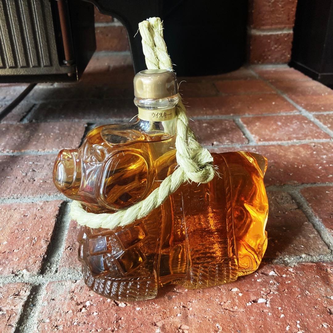☆スーパーニッカ★闘勝英傑犬★干支ボトルウイスキー600ml☆