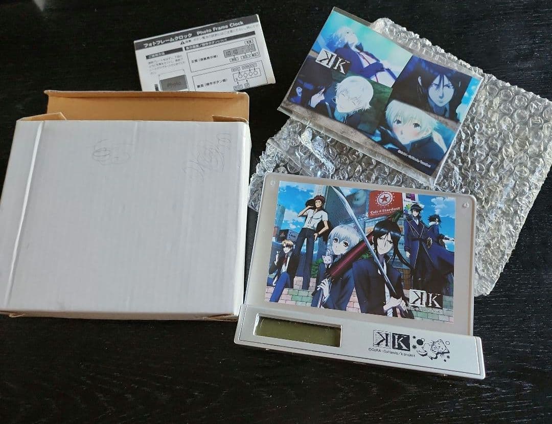 アニメK フォトフレームクロック デジタル時計