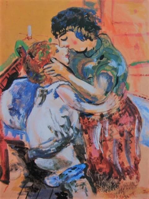 マルク・シャガール【MATERNITE BELLA ET IDA】