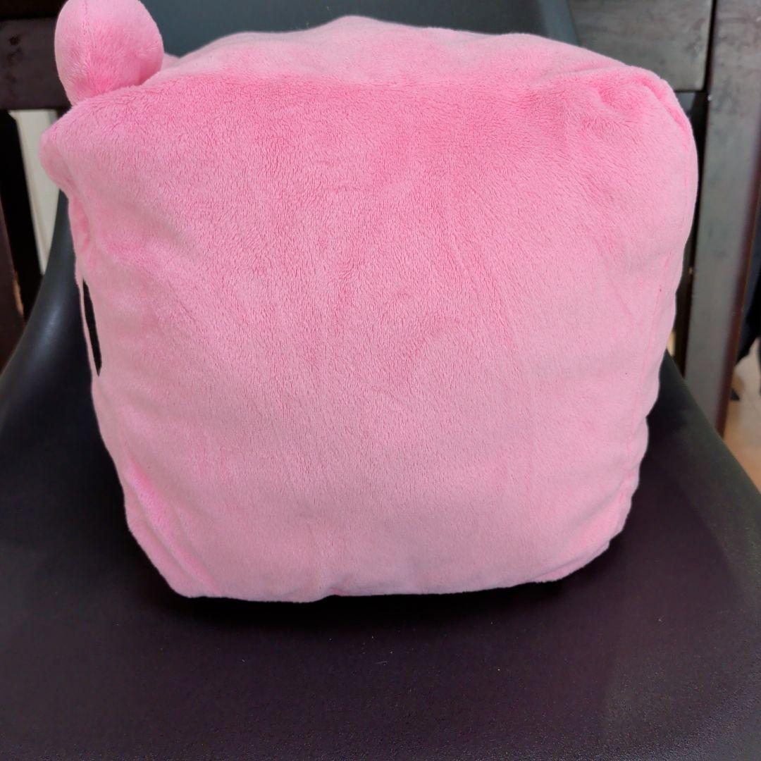 CGP-375 顔グル～ミ～キューブクッション（ピンク・青）