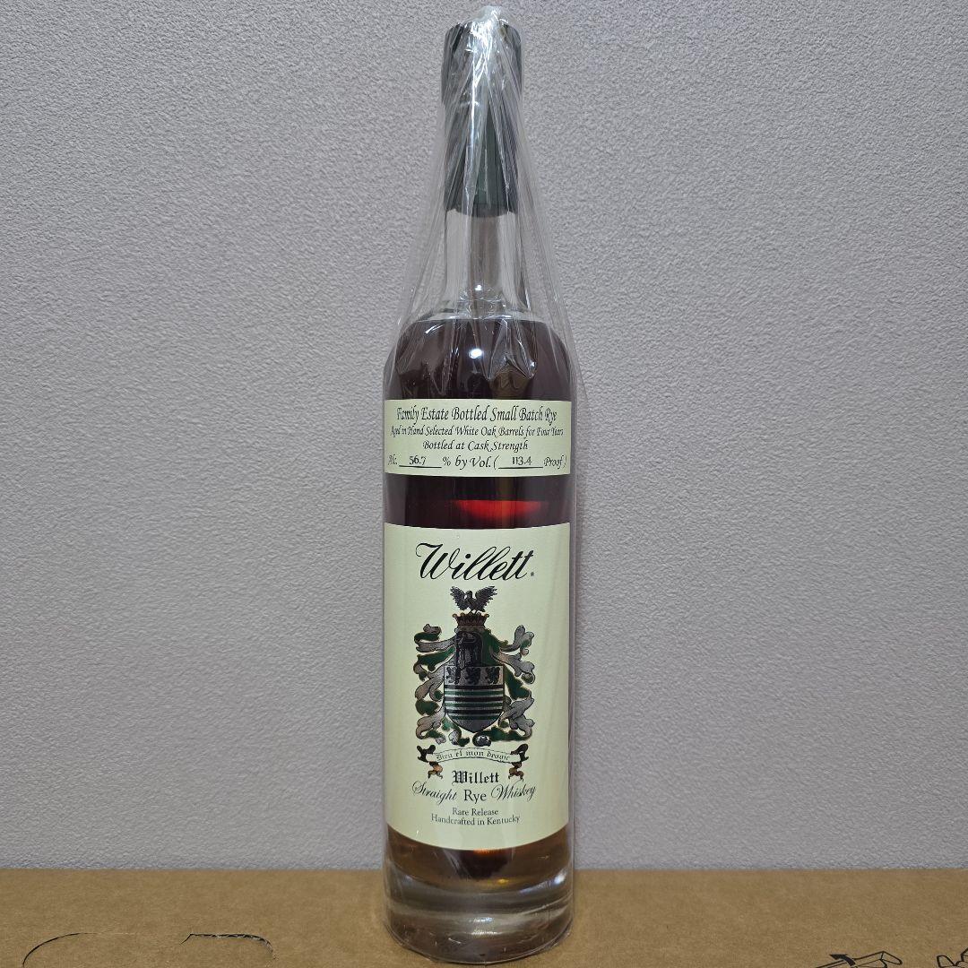 ウィレット ファミリーエステート ライ 4年 限定 2024年 Willett