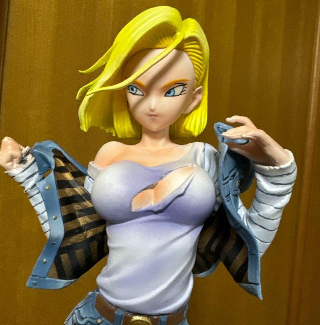 ドラゴンボール 人造人間18号 フィギュア リペイント グリッター&グラマラス