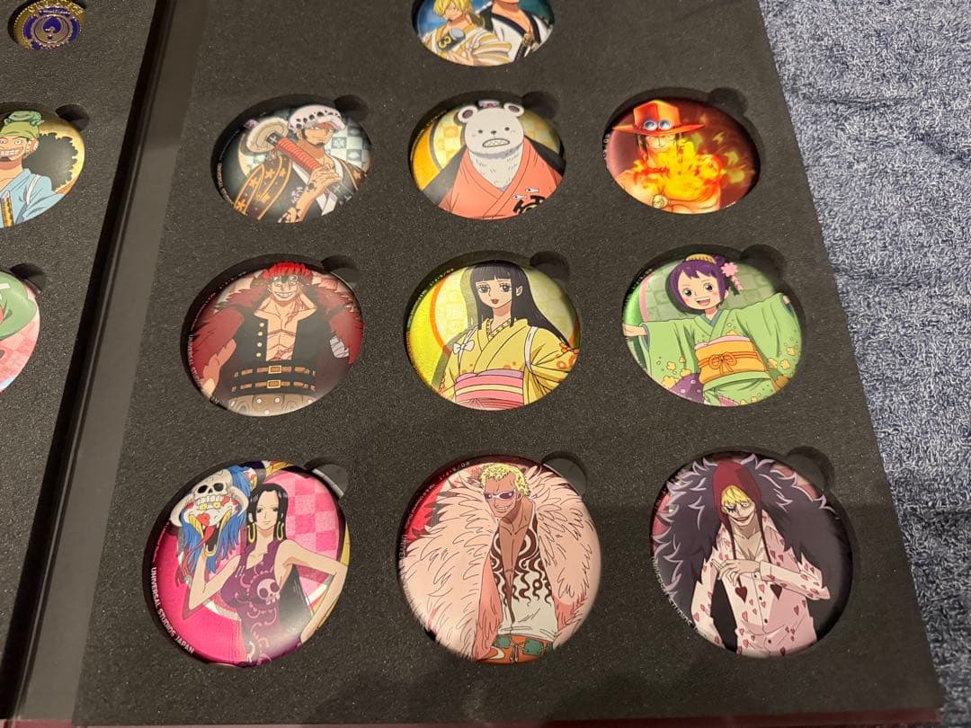 ワンピース・プレミア・サマー コレクタブル缶バッジ　USJ 2021限定　20種