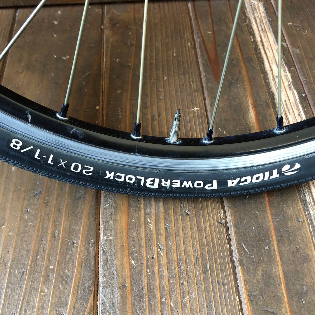 bmx レーサー　チタンホイールセット20*1-1/8