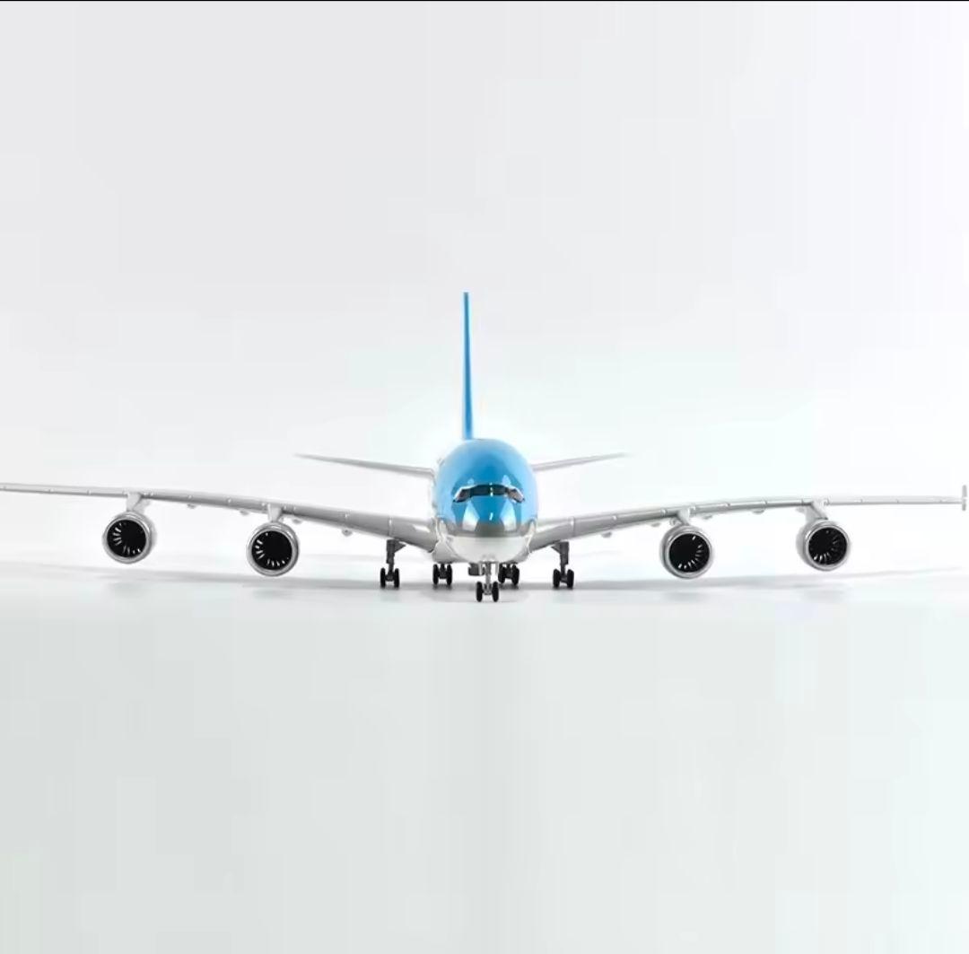 大韓航空 エアバス A380 1/160 大型サイズ LED照明点灯