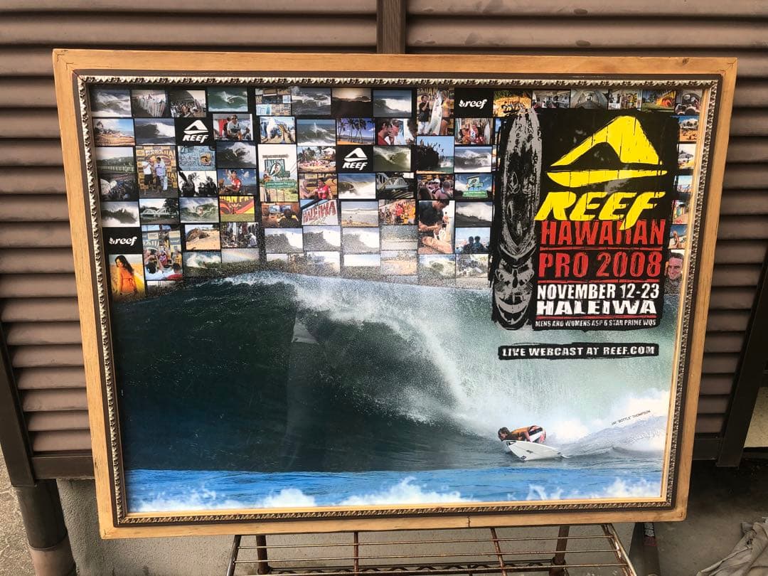 サーフィン ポスター reef HAWAIIAN PRO 2008