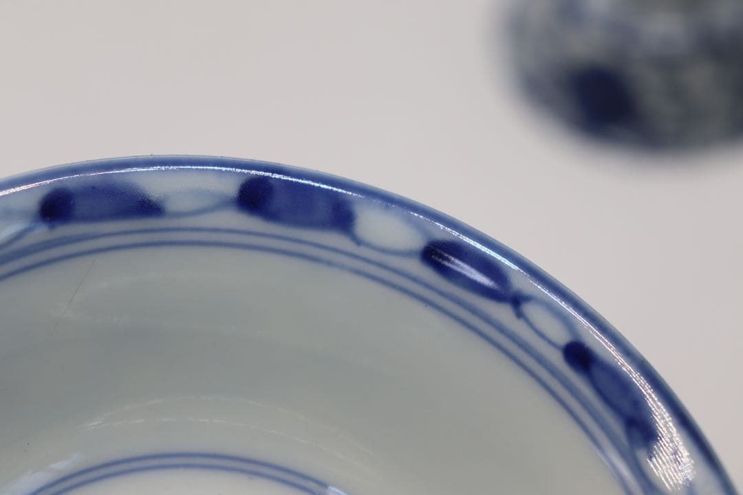 中国　清時代　染付お碗6点　送料込み0211