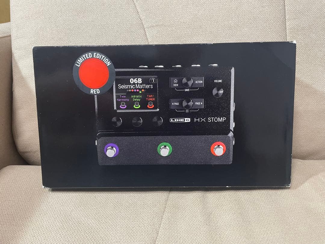 ギター Line6 HX stomp limited edition Red