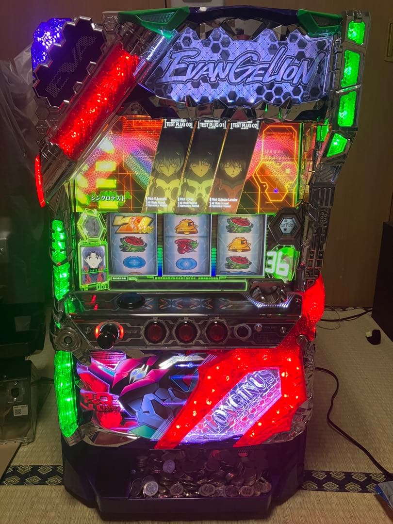 【送料込み】パチスロ実機　エヴァンゲリオン希望の槍