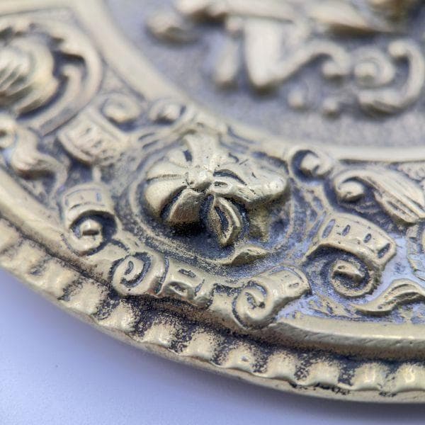 M1291 Vintage 1940's ブロンズ製 灰皿 ウォールデコ