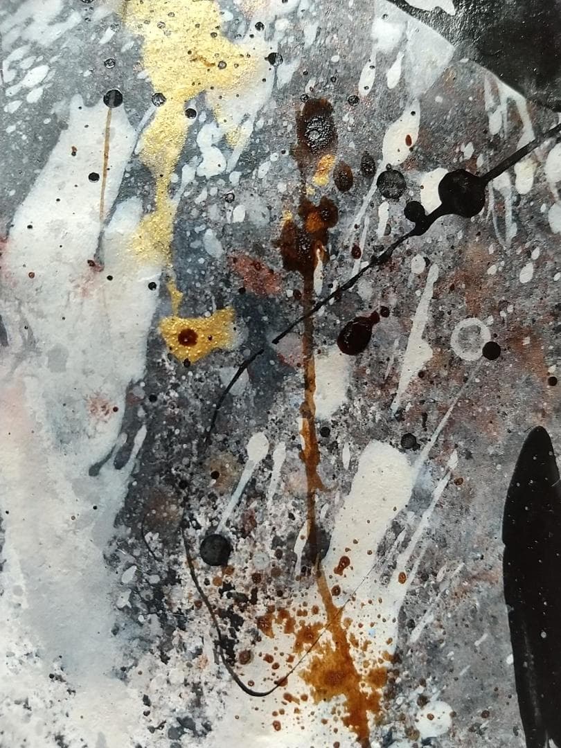 シナプス　繋　伝　抽象画　モダンアート　新築祝い　開業祝い　引越祝い　プレゼント