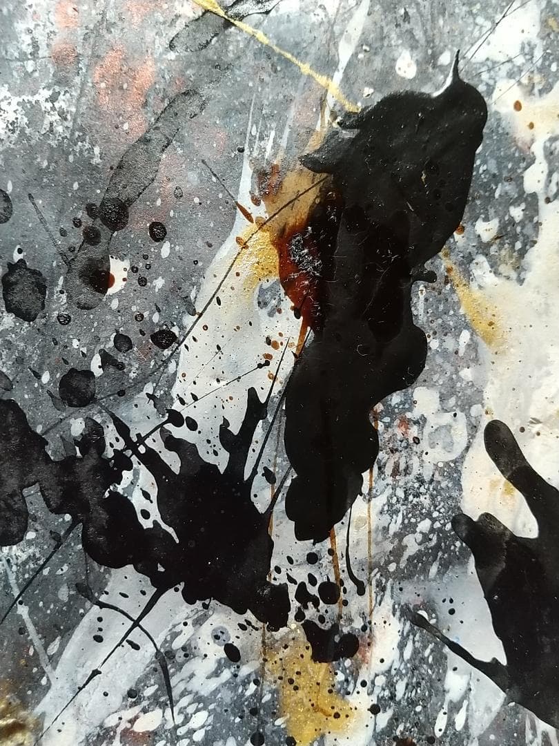 シナプス　繋　伝　抽象画　モダンアート　新築祝い　開業祝い　引越祝い　プレゼント