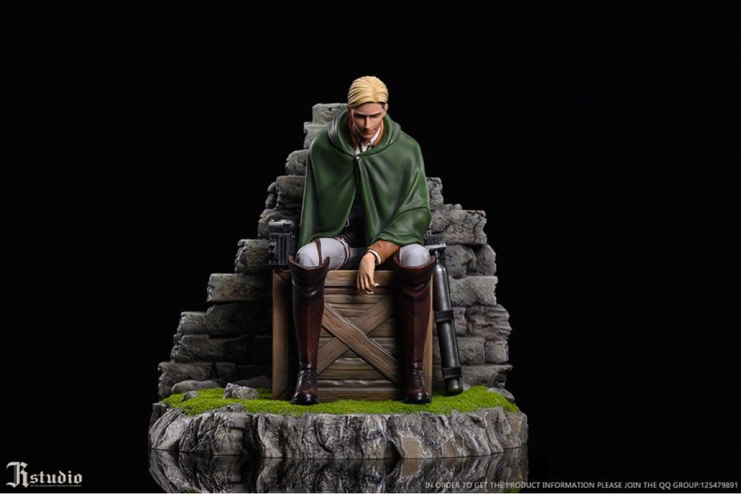 進撃の巨人 エルヴィン・スミス ガレージキット ガレキ スタチュー④