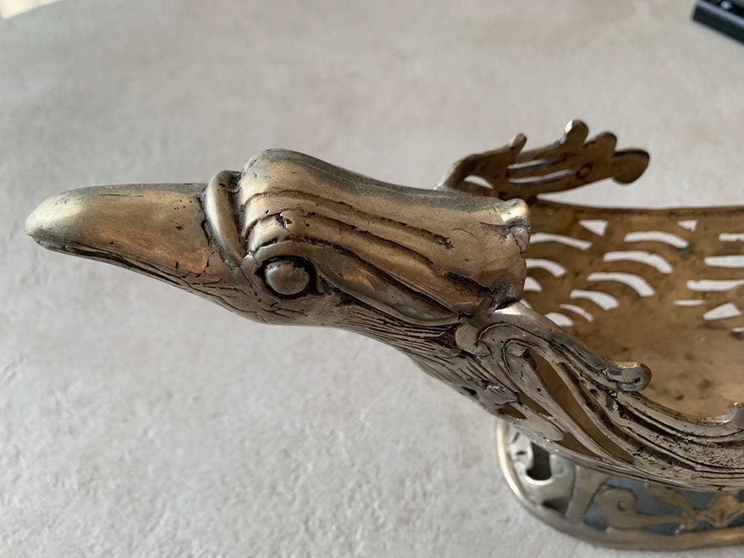 【美品】インドネシア　ガルーダの置物　花器