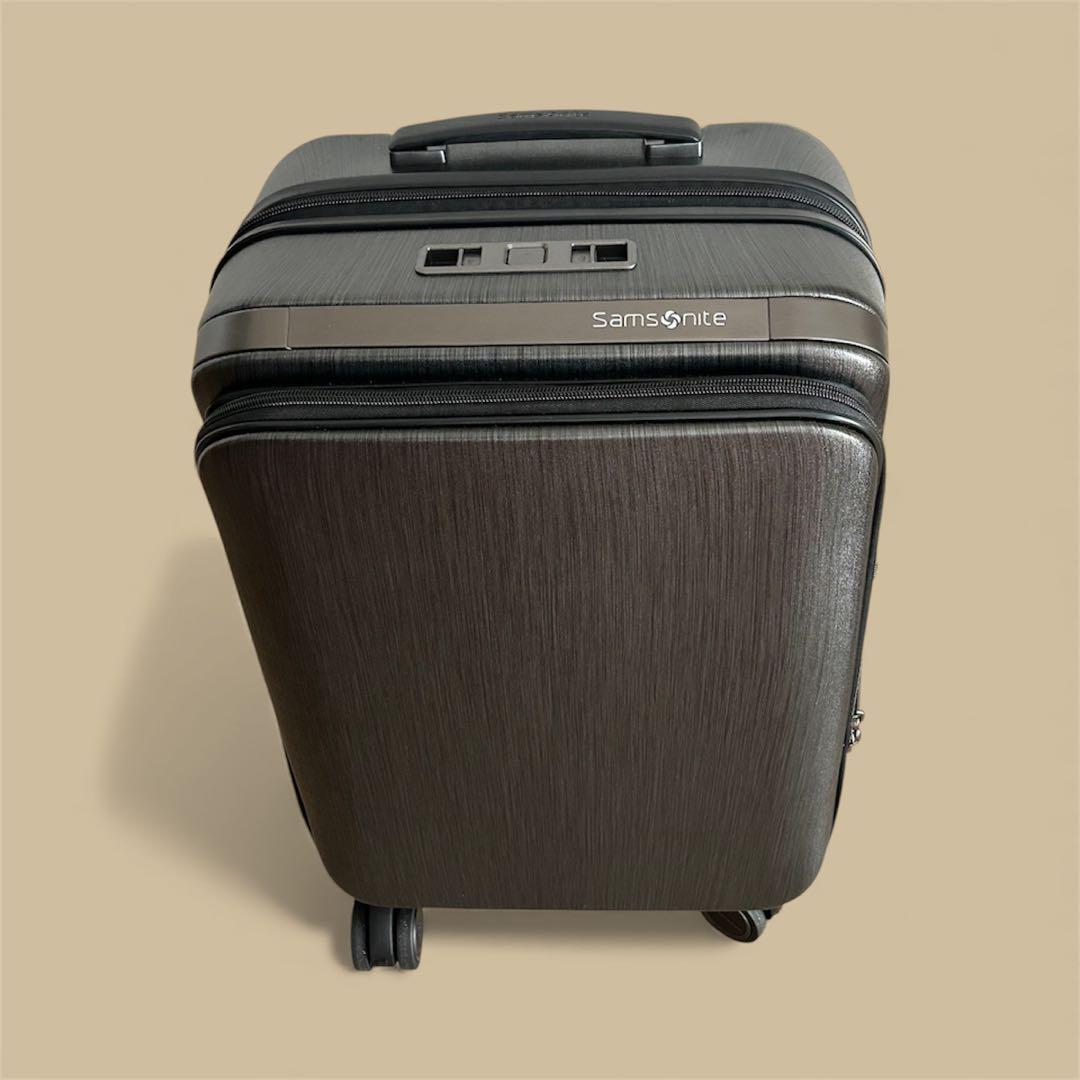 サムソナイト◆ユニマックス スピナー55◆ブラッシュトブラック