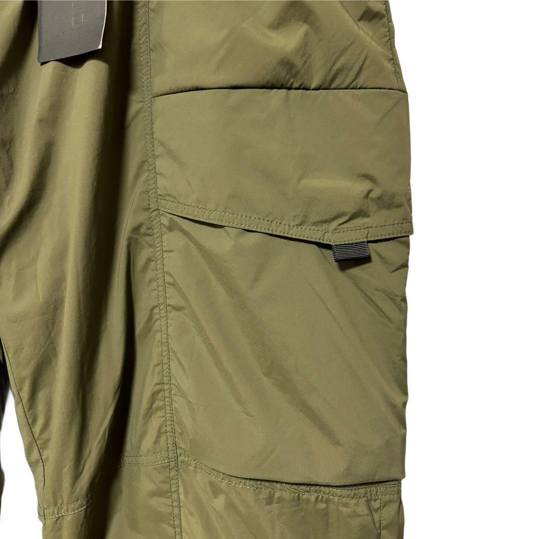ラッセルノ ゴルフ コンバットポケット ナイロン ロングパンツ カーキ L 5