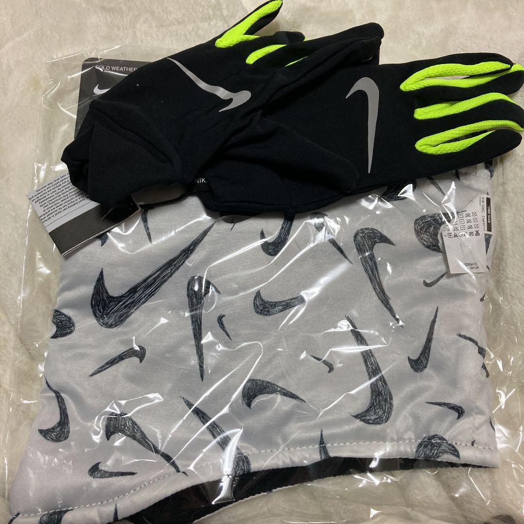 ナイキ.防寒セット.手袋&ネックウォーマー