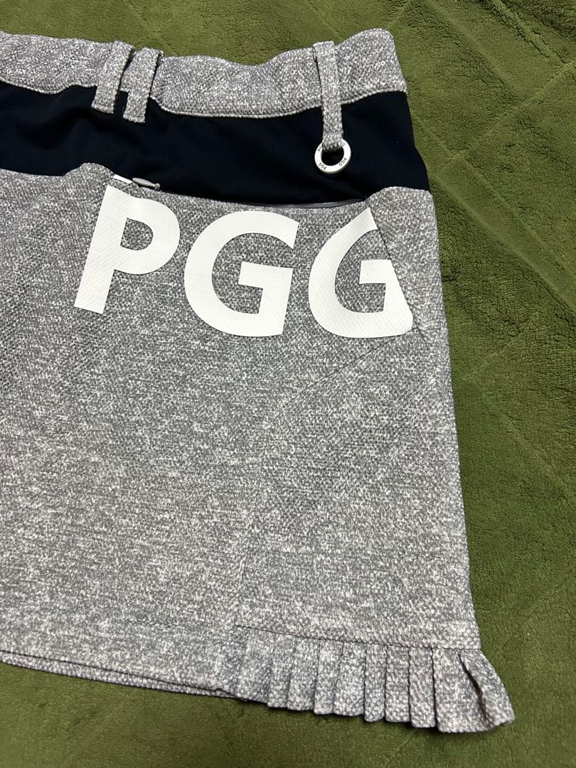 PGG レディース ゴルフ スカート グレー