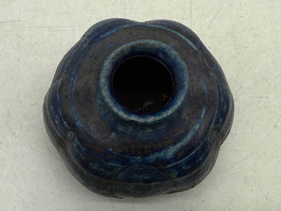 時代　瑠璃釉　小壺　送料込み251029