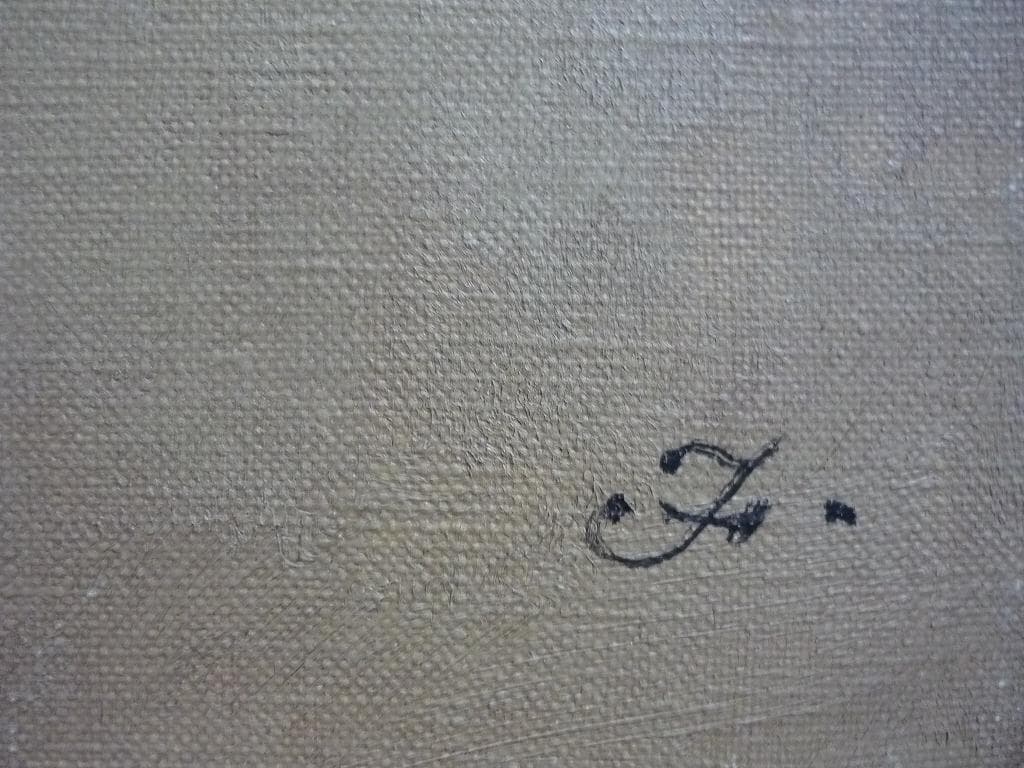 【真作】★絵画★福井良之助　油彩10号　静物　梅田画廊取扱い　箱・黄袋入★L89