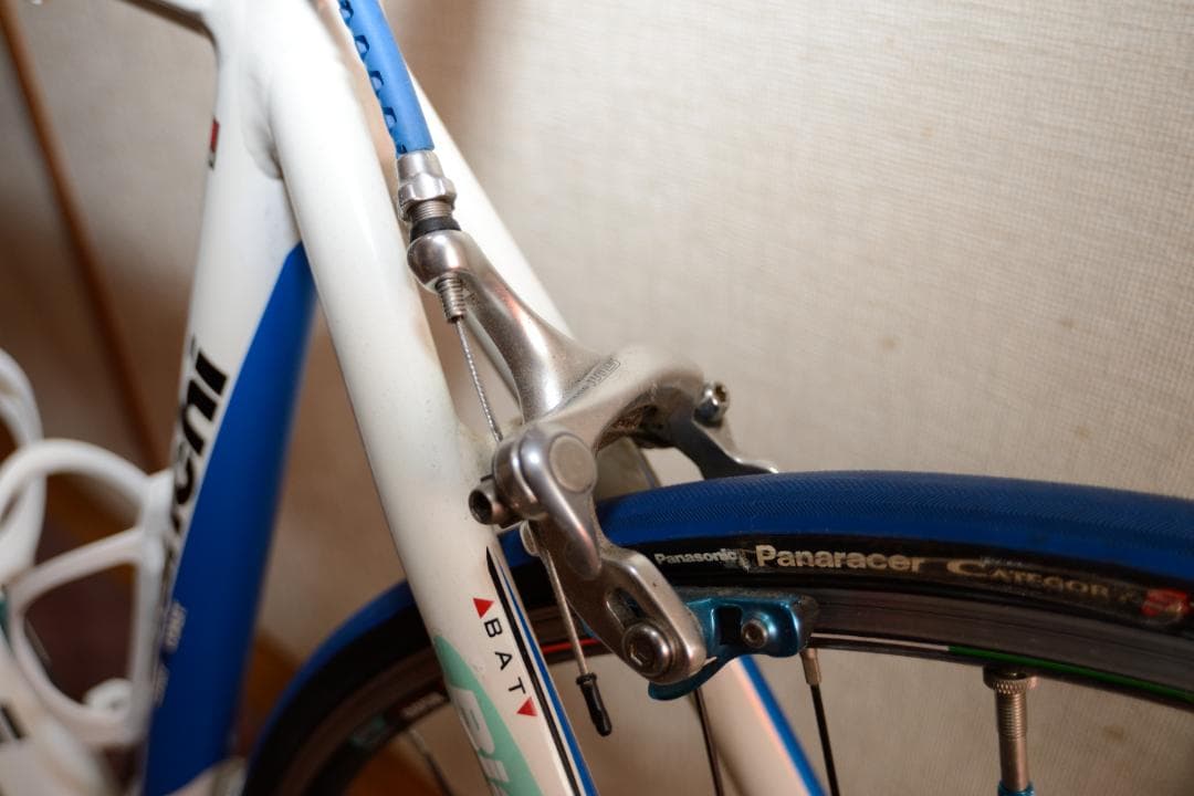 Bianchi ロードバイク 群馬の駅で引渡し