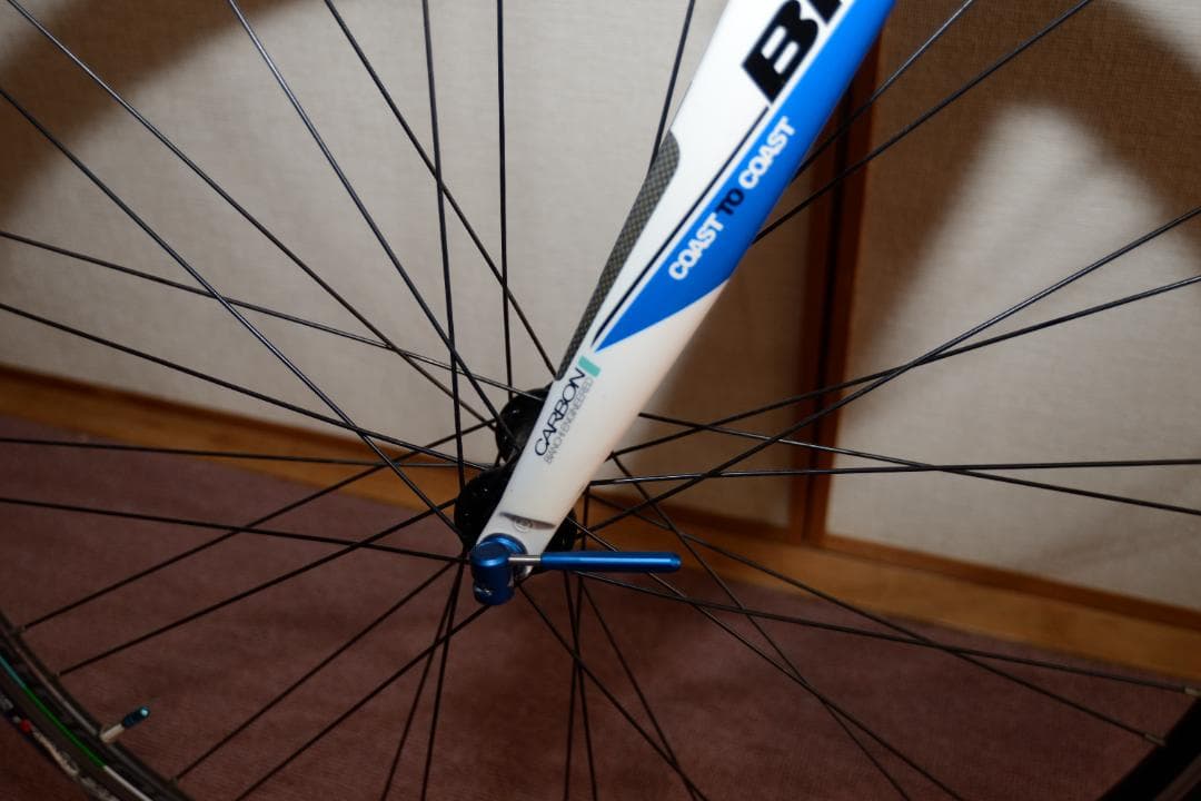 Bianchi ロードバイク 群馬の駅で引渡し