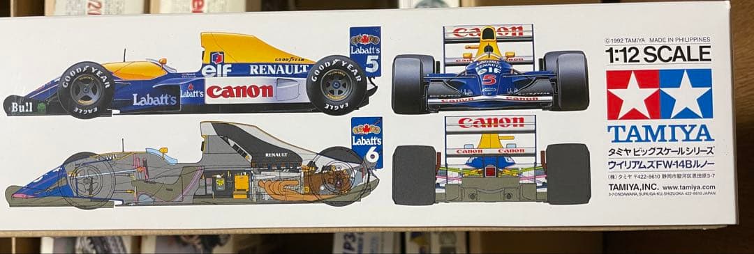 価格改定！Williams FW14B 1/12 スケール TAMIYA