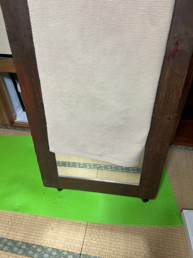 ウッド ミラー アイアンミラー立て