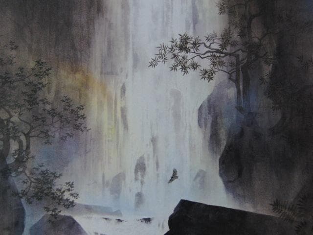 片岡宣久、【生生】、希少な額装用画集より、状態良好、新品額装付、日本人画家