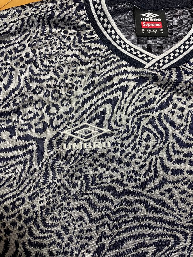 【美品】Supreme UMBRO jACQUARD SOCCER JERSEY
