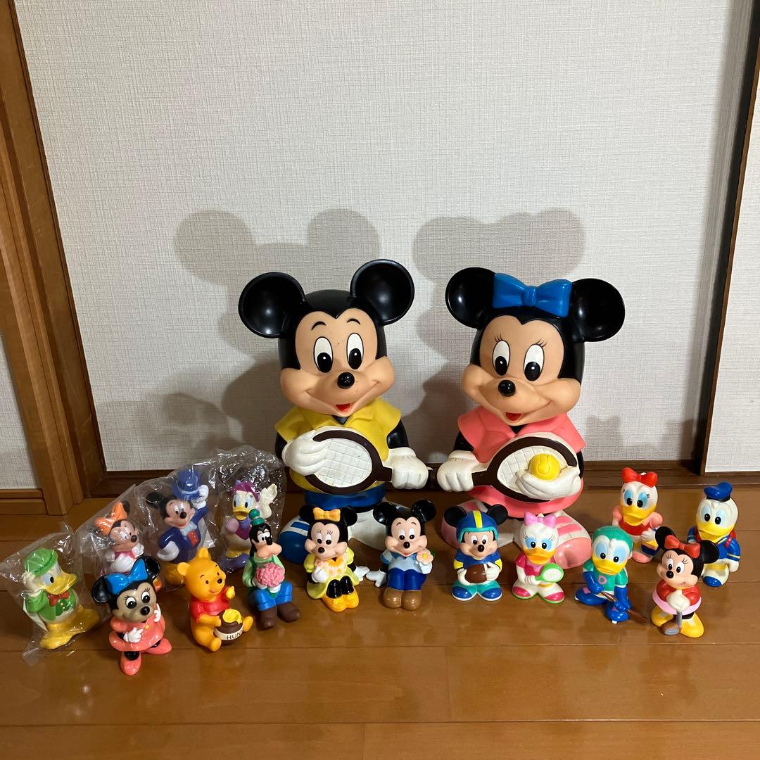 三菱銀行　ミッキー・ミニー フィギュアセット