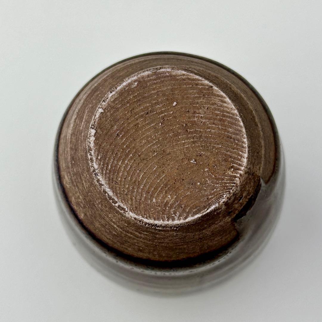 江戸後期頃 茶入れ 茶道具 時代物 仕覆付き 骨董品　アンティーク