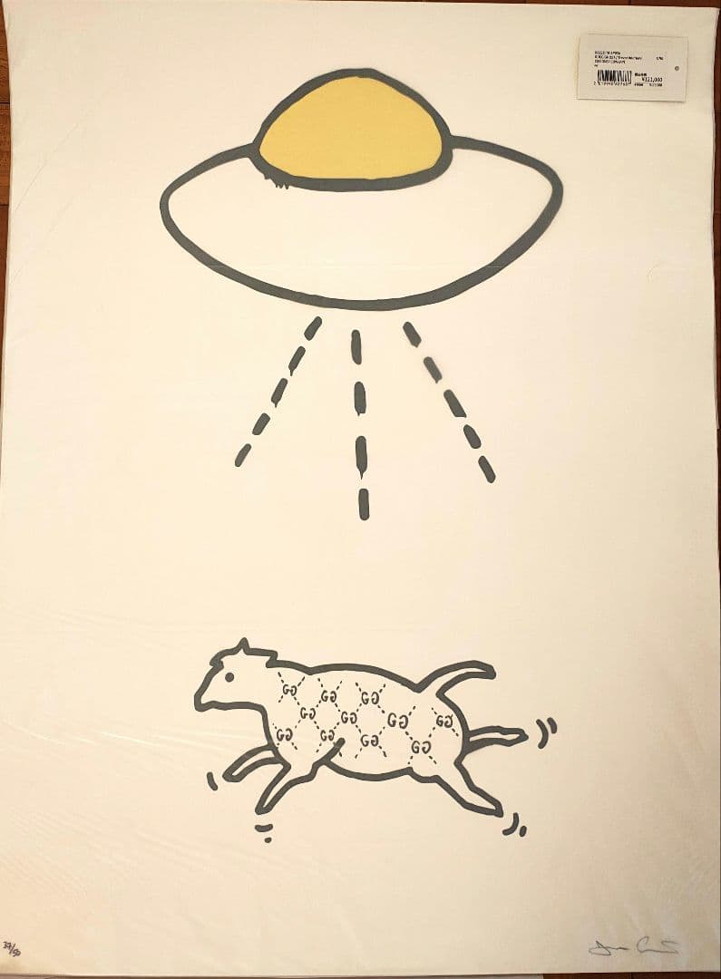 Trevor Andrew Egg Over Cow グッチ 版画 本物