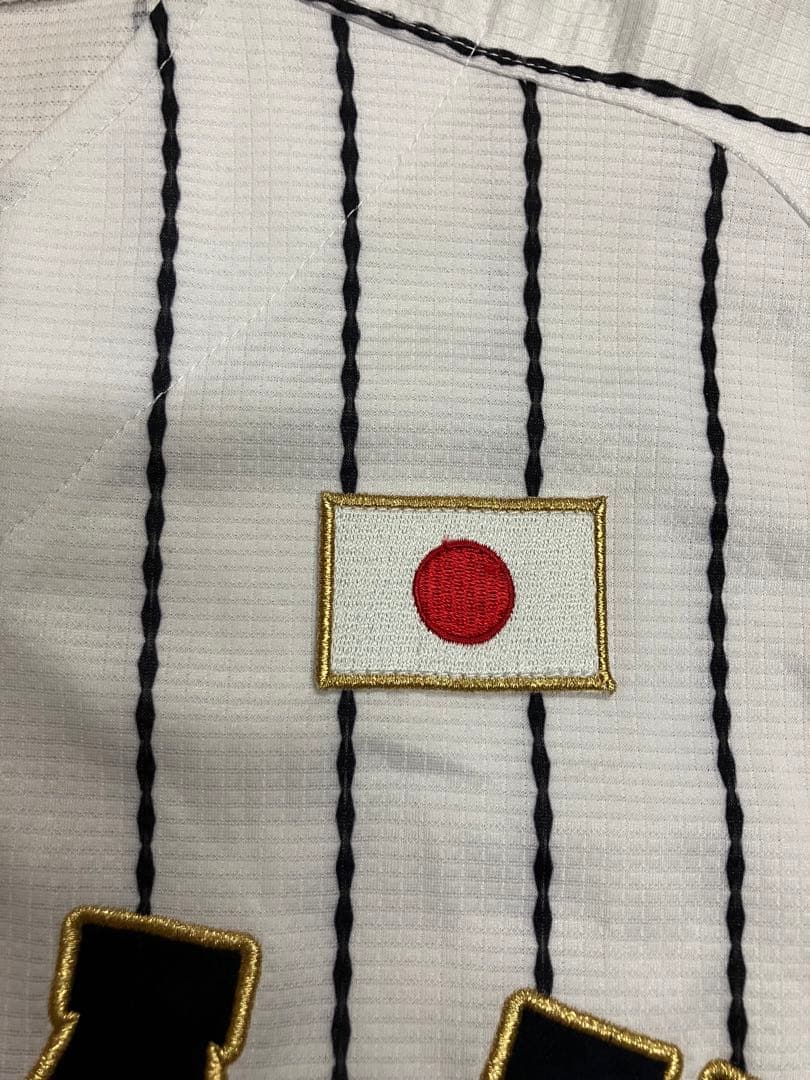 侍ジャパン　ユニフォーム　無地　背番号無し　ミズノ　WBC M