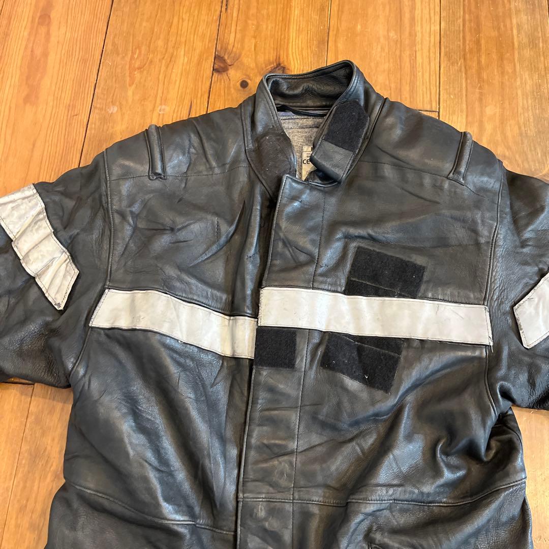 ヴィンテージ　ファイヤーマンレザージャケット