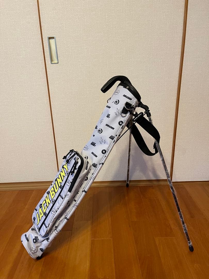 JACK BUNNY スタンド式ゴルフバッグ ホワイト ドラえもん　コラボ