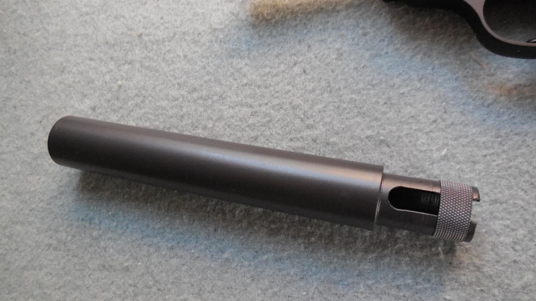 マルゼン　ワルサーP38　ac41ガスガン専用　サイレンサー　差し込みワンロック