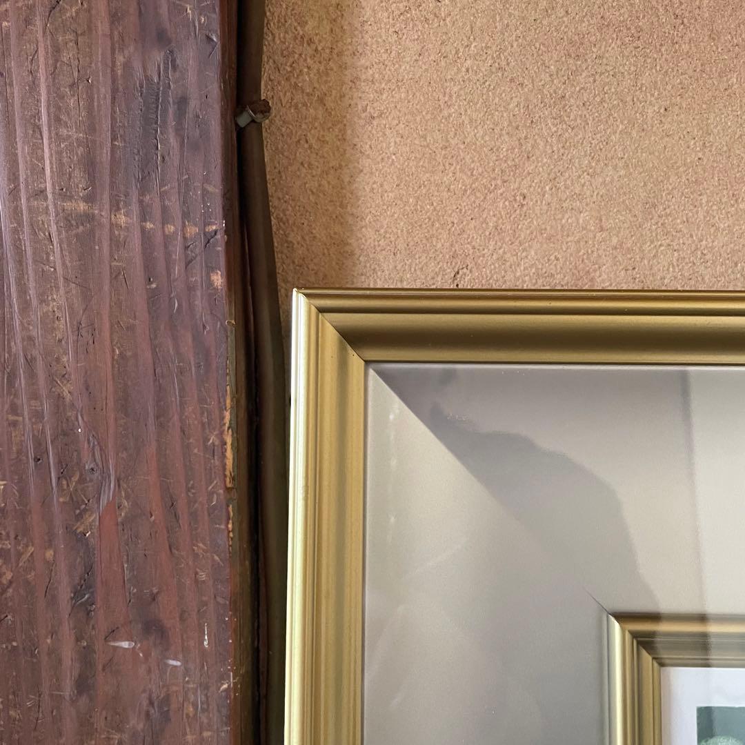 大山忠作　リトグラフ「春水」鉛筆サイン入り　額付き　箱付き　鯉　26.1.17