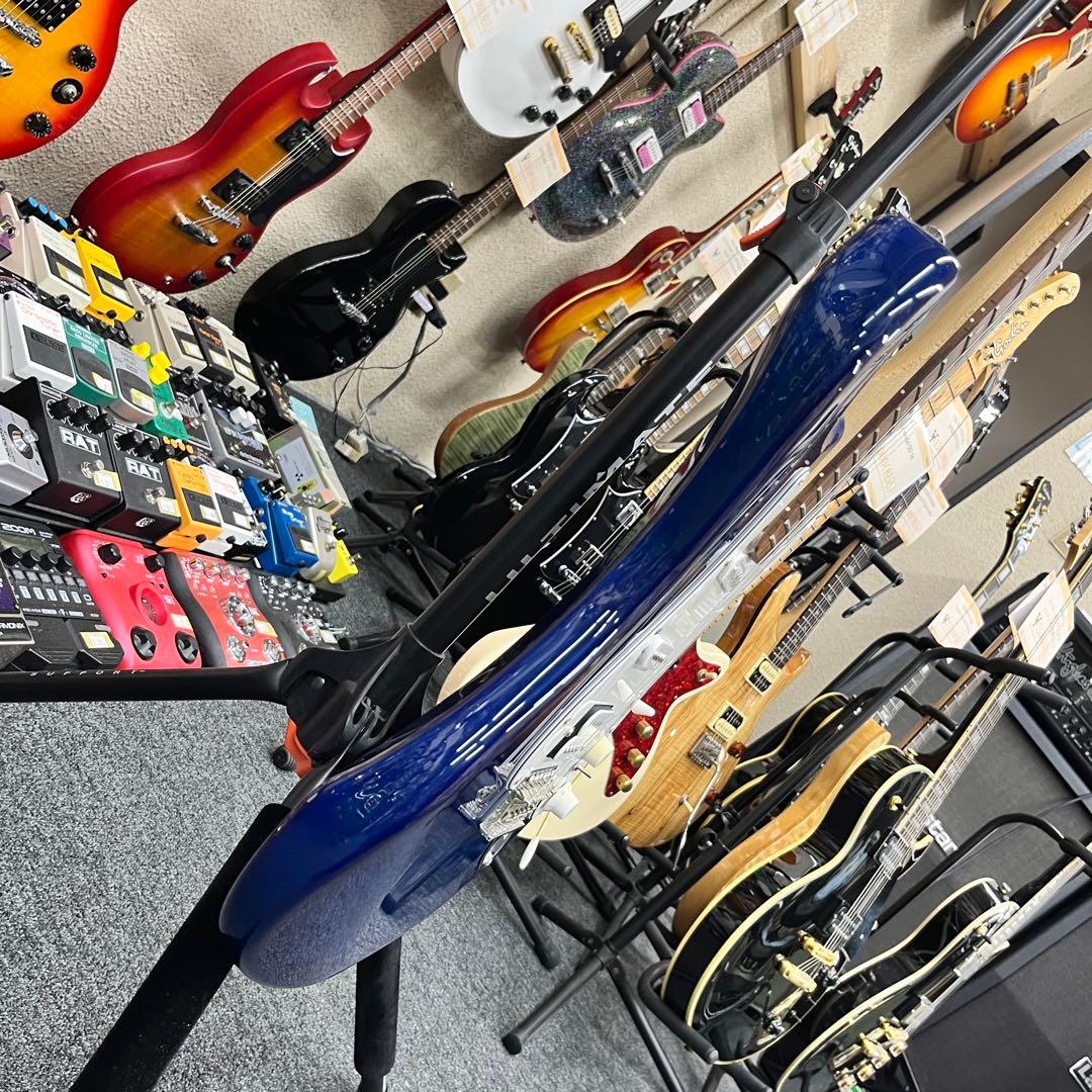 【11222】 BUSKER'S ストラトキャスタータイプ キルテ ブルー