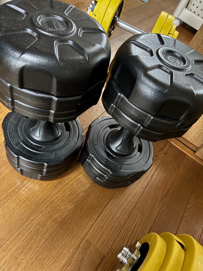 ダンベル、ベンチセット（家トレセット）