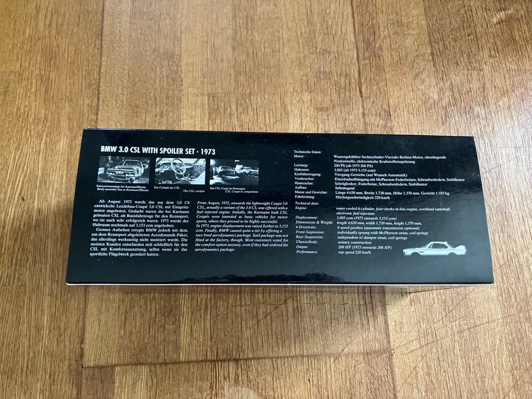 未開封品 1/18  3.0 CSL Spoiler Set 1973
