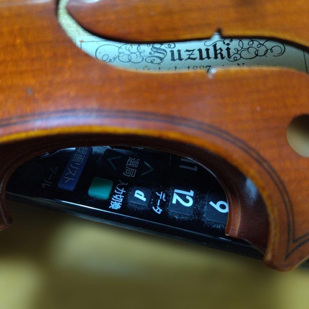 ♥7才前後の子供用♥スズキバイオリ1/4♥弓ケ―ス松脂付