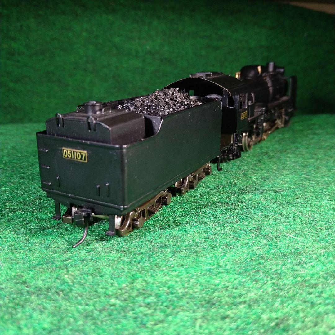 ボ*プ様 HOゲージ 　D51 金属アダチ完成品追加工