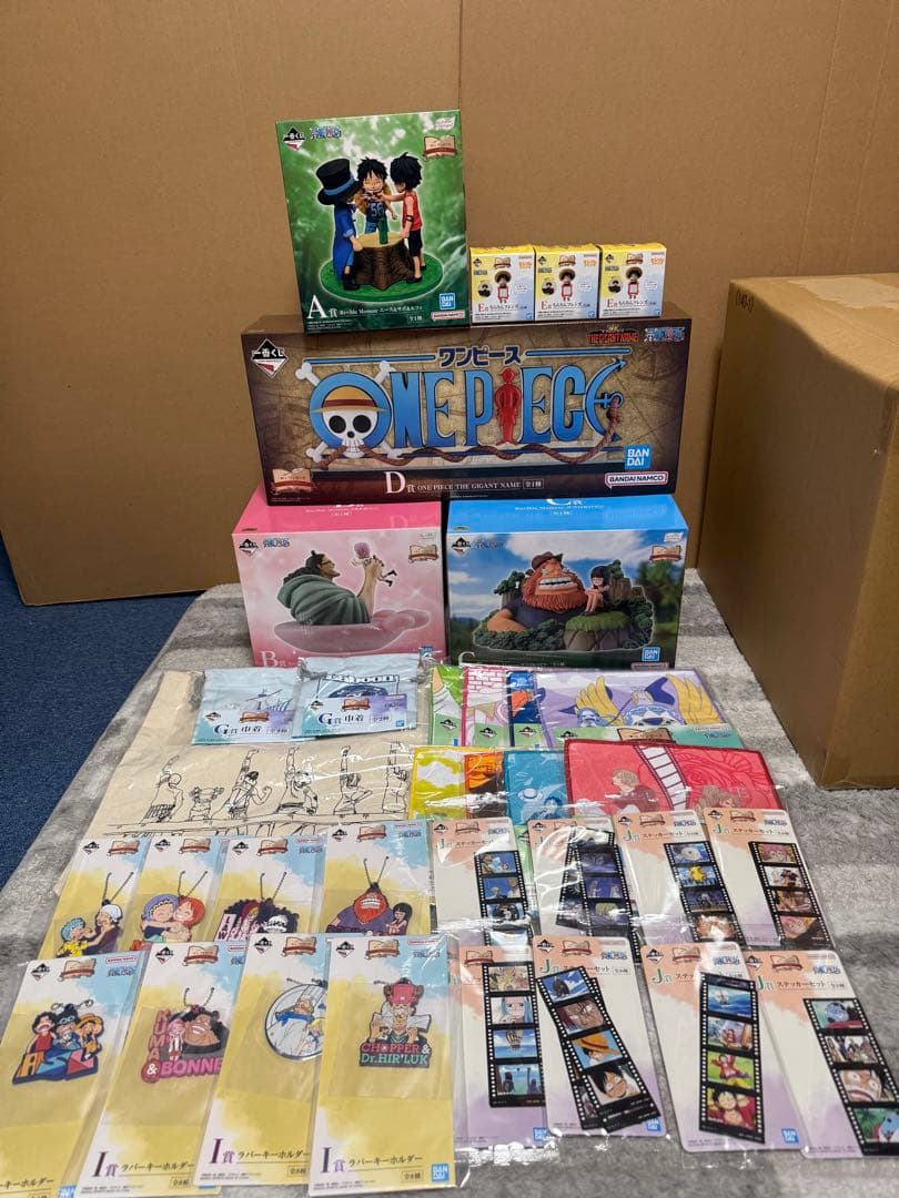 一番くじワンピースメモリーズ　ラストワン賞以外コンプ品 ギガントネーム　計34点