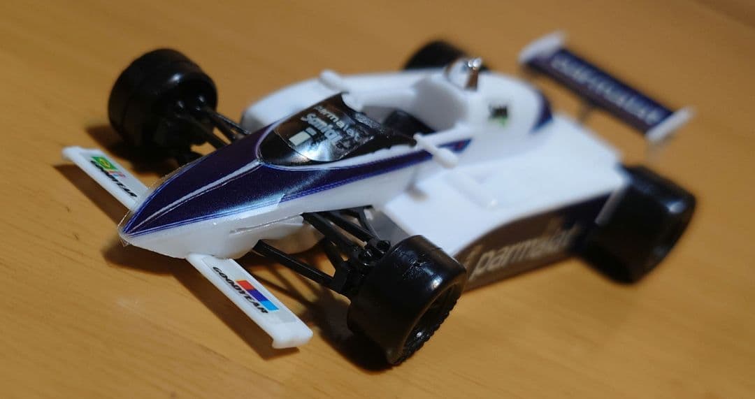 カバヤビッグワンガムBig-one GumブラバムBT50 ターボ完成品