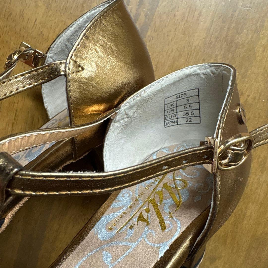 Ads 社交ダンス用女性兼用ヒール22cm