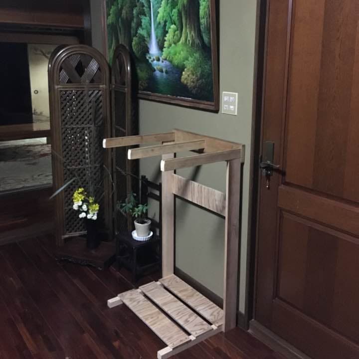 サーフボードラック ひのきのいい香り