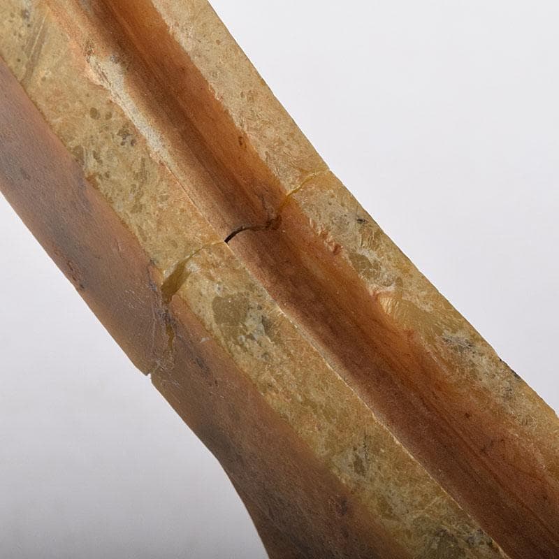 中国　玉石彫刻　神獣透かし彫　玉壁　硯屏　直径28㎝　飾台付　V　8135